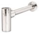 Cylindrical Chrome Bottle Trap w/out Tailpiece