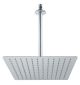 Showerhead 12i Square w/Overhead Arm Chrome
