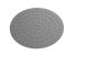 Shower Head S/Stainless 8i Round Brushed Gun Grey