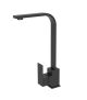 Cobra Relish 1-Hdl Square Matt Black Sink Mixer