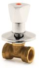 Pegler 3/4i Concealed Underwall Stopvalve Chrome