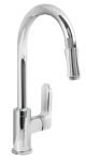 Riviera Pulldown Kitchen Faucet Sgl Lever Chrome
