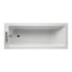 Tempo Arc Bath 1700mm w/2 Tap Holes and No Grips