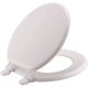 National Brand Wood Toilet Seat White
