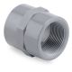 GREY STRAIGHT COUPLING 4 IN 110-4