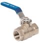 Foset Lever Gas Valve 3/4i Nickel