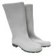 Boot Rubber White Tall Size 14
