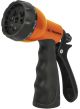 Plastic Hose Nozzle w/8 Spray Setting & Comfort