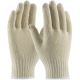 Liner Seamless Knit White Cotton/Polyester Glove