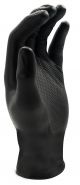 Gripper 24 Disposable Black Nitrile Glove Medium