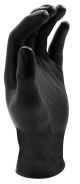 Gripper 24 Disposable Black Nitrile Glove Large
