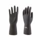 Nova Super 65 Black Natural Rubber Glove Size 7