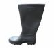 Boot rubber black tall size 8