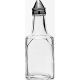 Square Vinegar Bottle, Stainless Steel Top