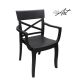 Pica Art Florencia Dark Grey Chair w/Arm Rest