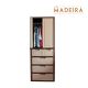 PICA Tall Madeira Wardrobe w/Drawers Beige/Brown