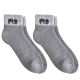 Timberland PRO Colorblock Qtr Sock Grey/Grey 2pk