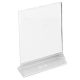 Table Card Holder 5x3 1/2 Clear Acrylic