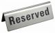 Table Reserved Sign 4-3/4