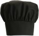 Chef Hat 13i Black with Adjustable Velcro Closure
