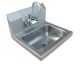 Hand Sink 17x15x14 Stainless Steel