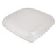 Biopac Salad Bowl Lid 500-750ml Clear REPT Square