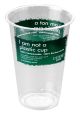 Biopac Clear Tumbler/Cup w/Message 9oz