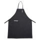 Bib Apron Full Length 33x26 Black w/Pockets