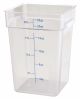 Square Container 22qt Clear