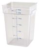 Square Container 22qt Clear