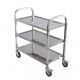 Utility Cart 3 Tier Stainless Steel 30i x 16i