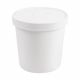 White Soup Container 26oz w/Lid