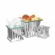 Buffet Display 3pc Stainless Steel Stand