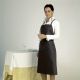 Garcia Depou Bib Apron Black w/Pocket 29ix35i