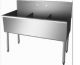 HDS 3 Compartment Sink 24x21x12