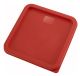 Square Red Lid for 6 & 8qt Container