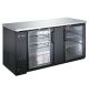 HDS Back Bar Bottle Cooler w/ Glass Doors