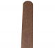 Plastic Fence Pale Brown 1ix4ix6ft with Round Top