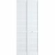 White Brazilian Bi-Fold Door 14i x 80i